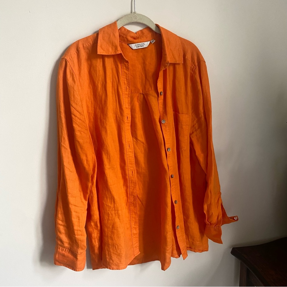 &other stories patch pocket linen shirt